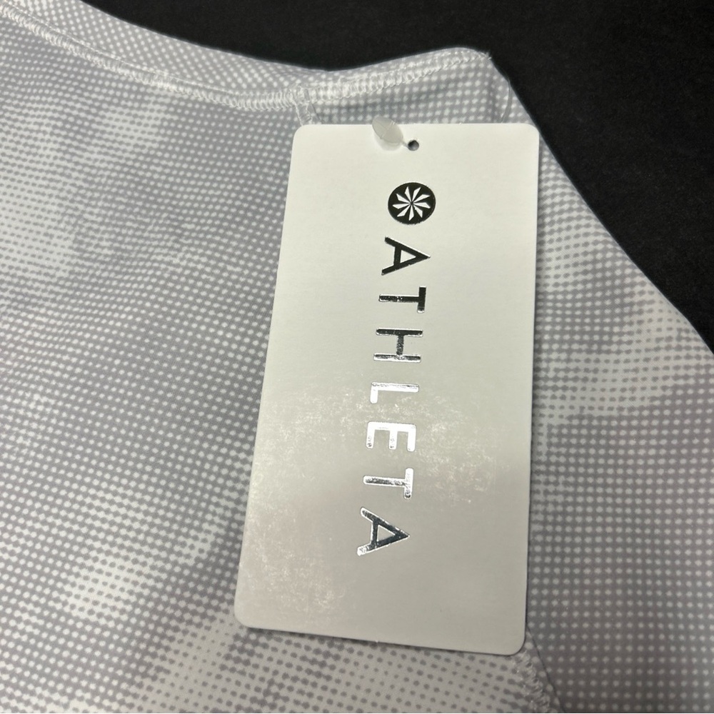 Athleta Cloudy Gray and White Tank Top - Picture 6 of 12